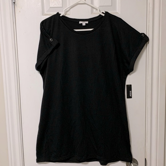 Long, Button-Sleeved T-Shit - Picture 1 of 6